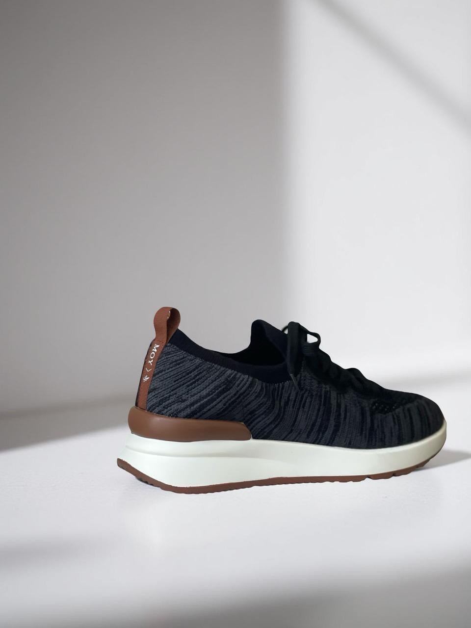 Black Lace Up Sneaker