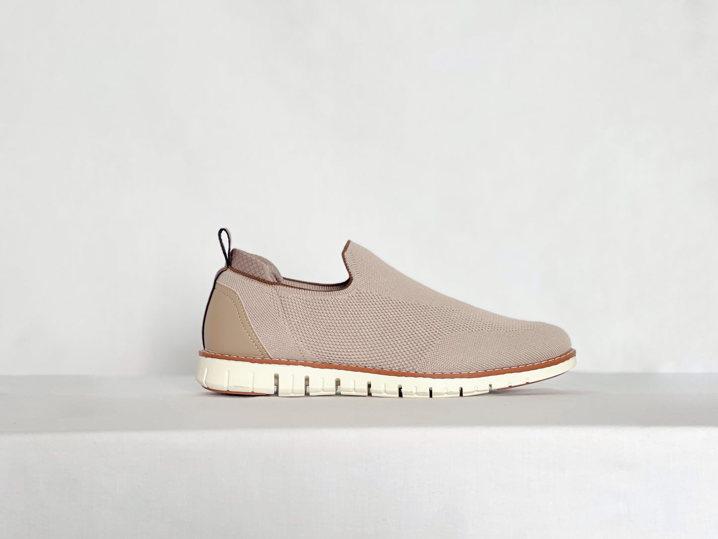 Cream Slip-On Sneaker