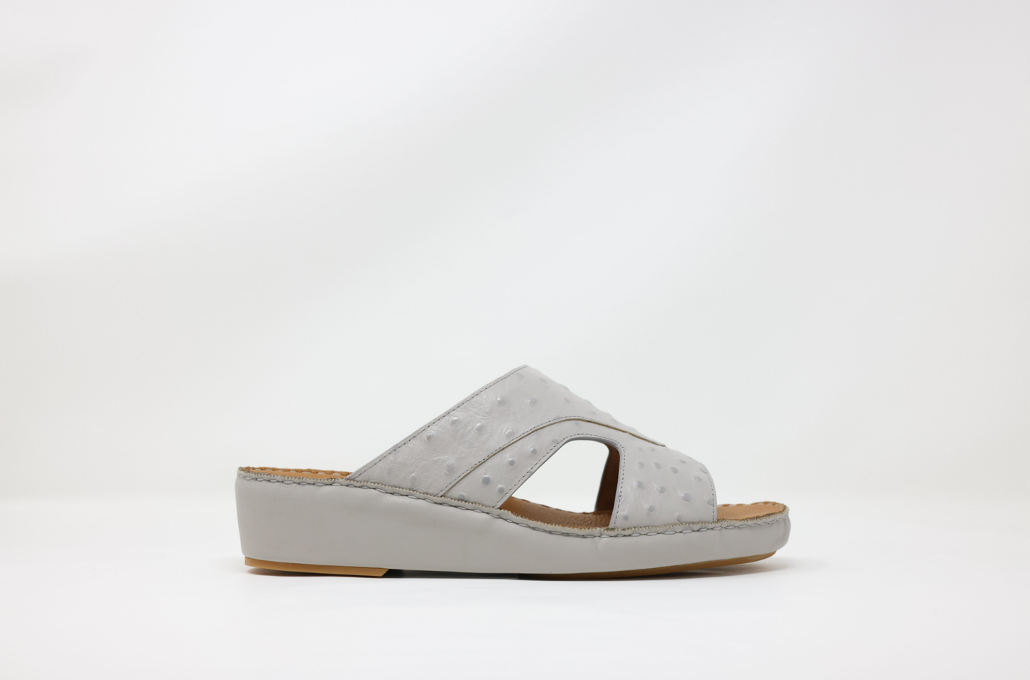 Ostrich sandals