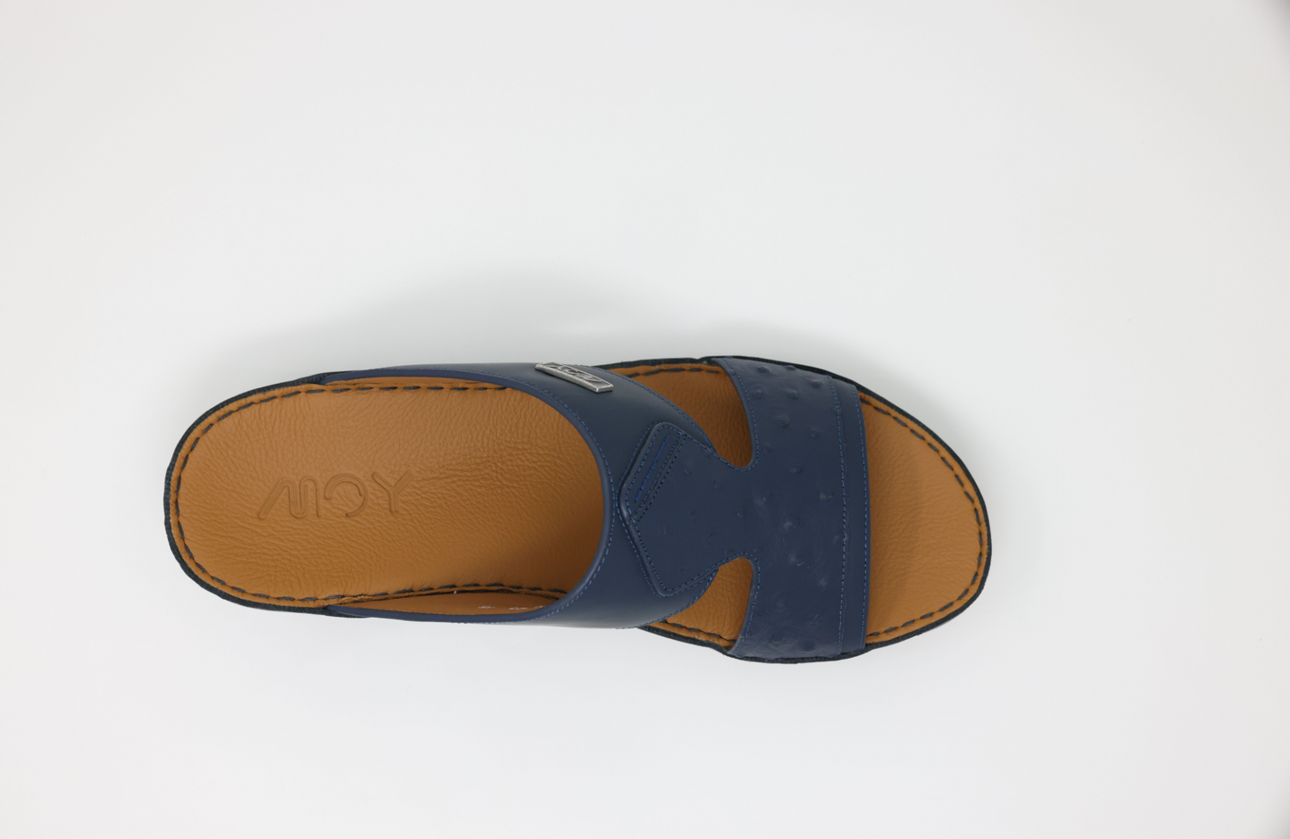 Ostrich and Napa Sandals