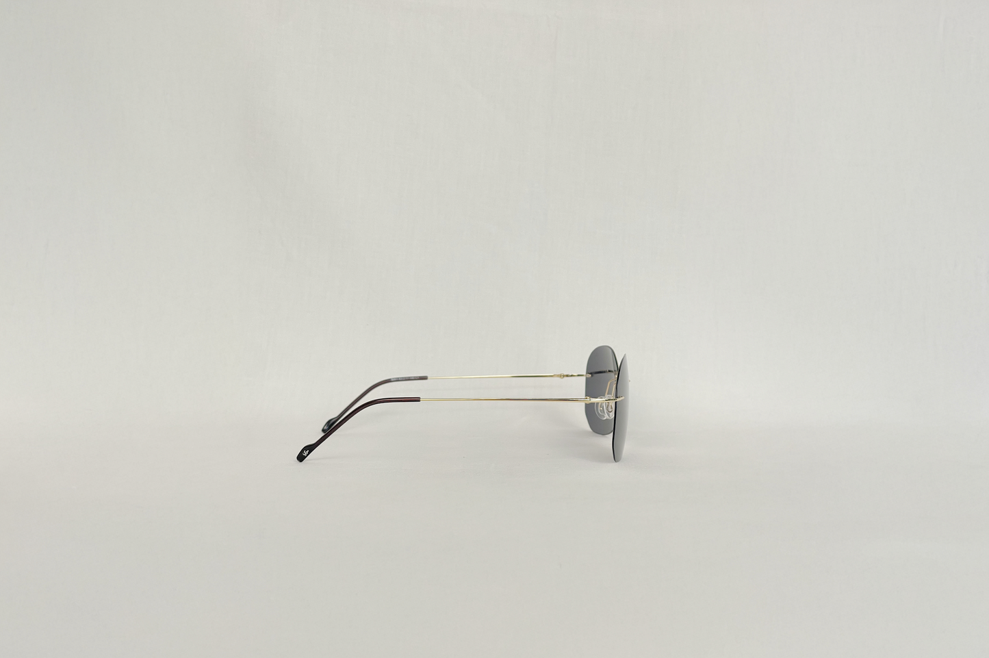 Moy Frameless Black Sunglasses