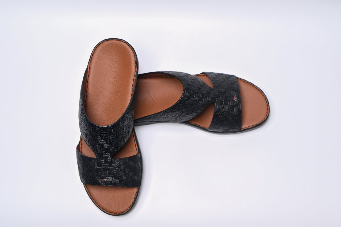 Textured Leather sandals