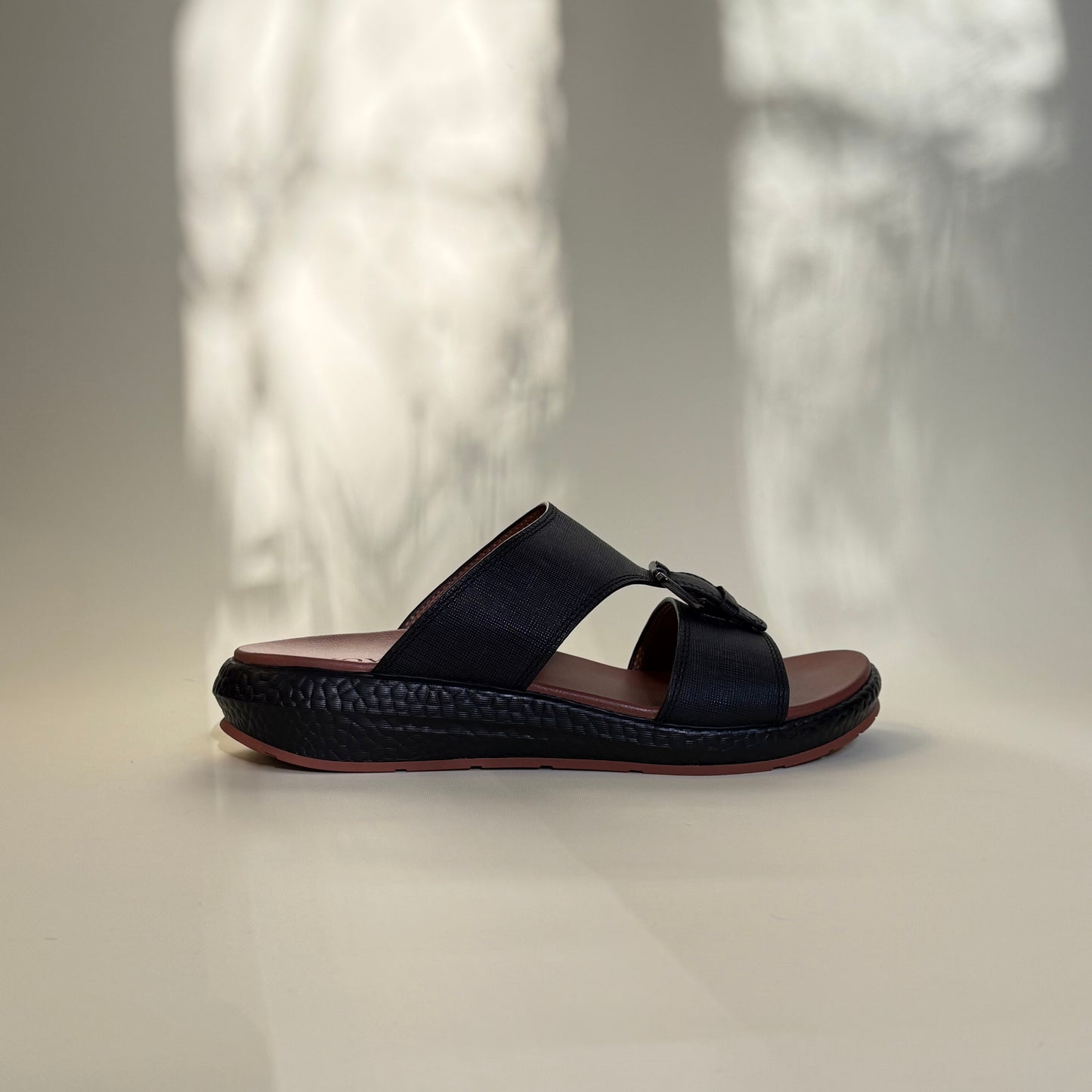 Cloud Black Denim Sandals