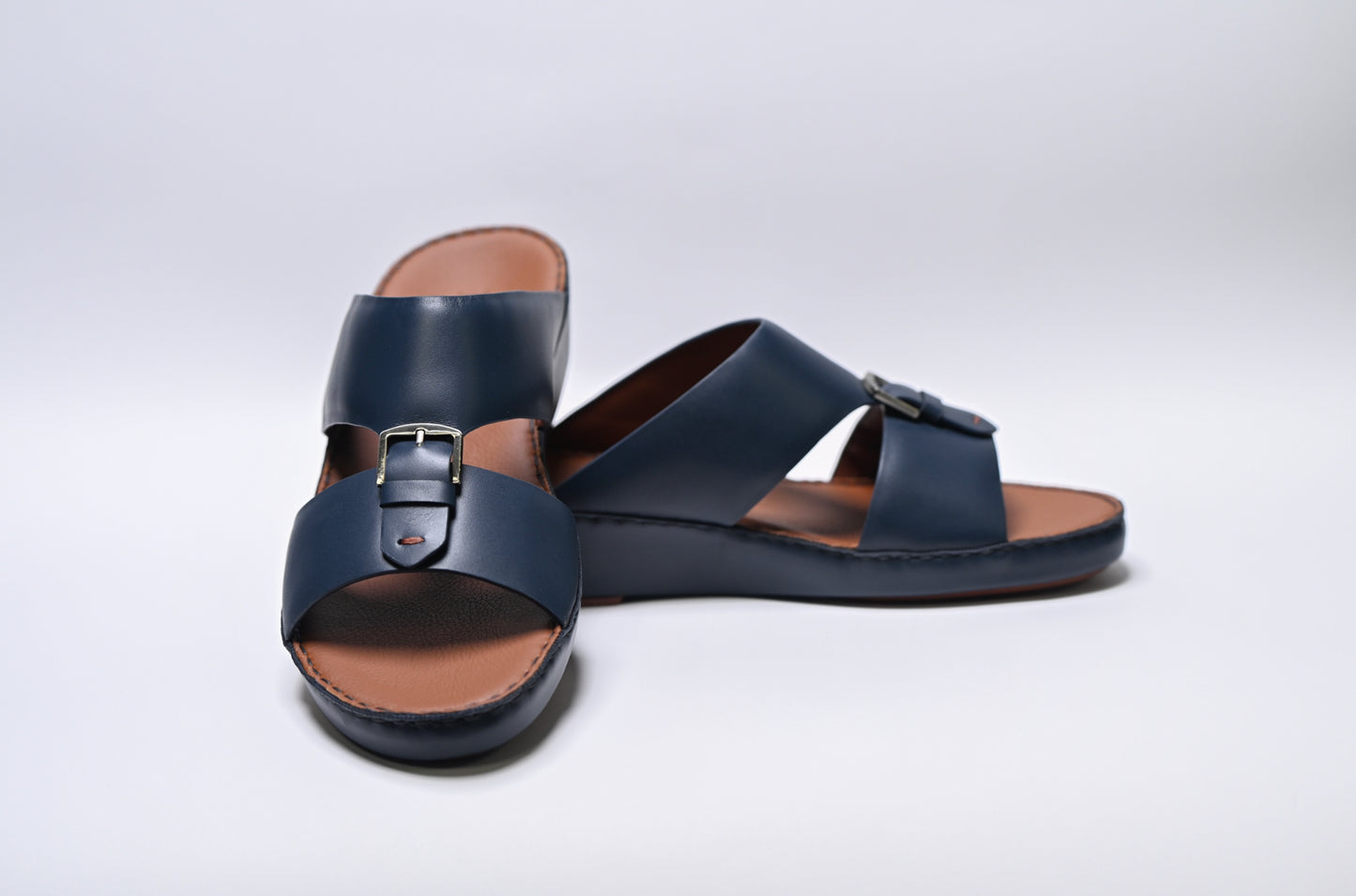 Buckle Leather Sandals