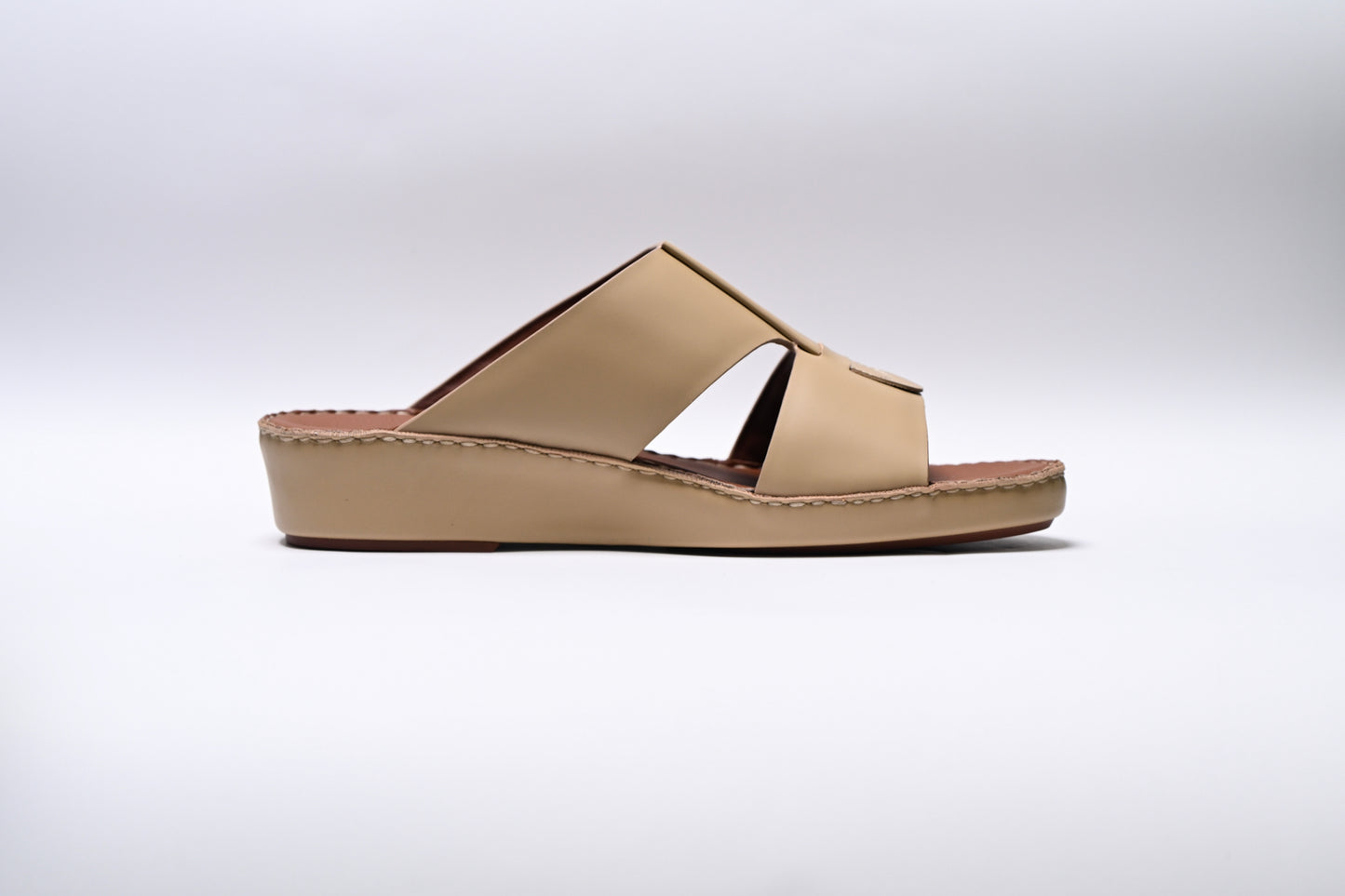 Stitched napa sandals