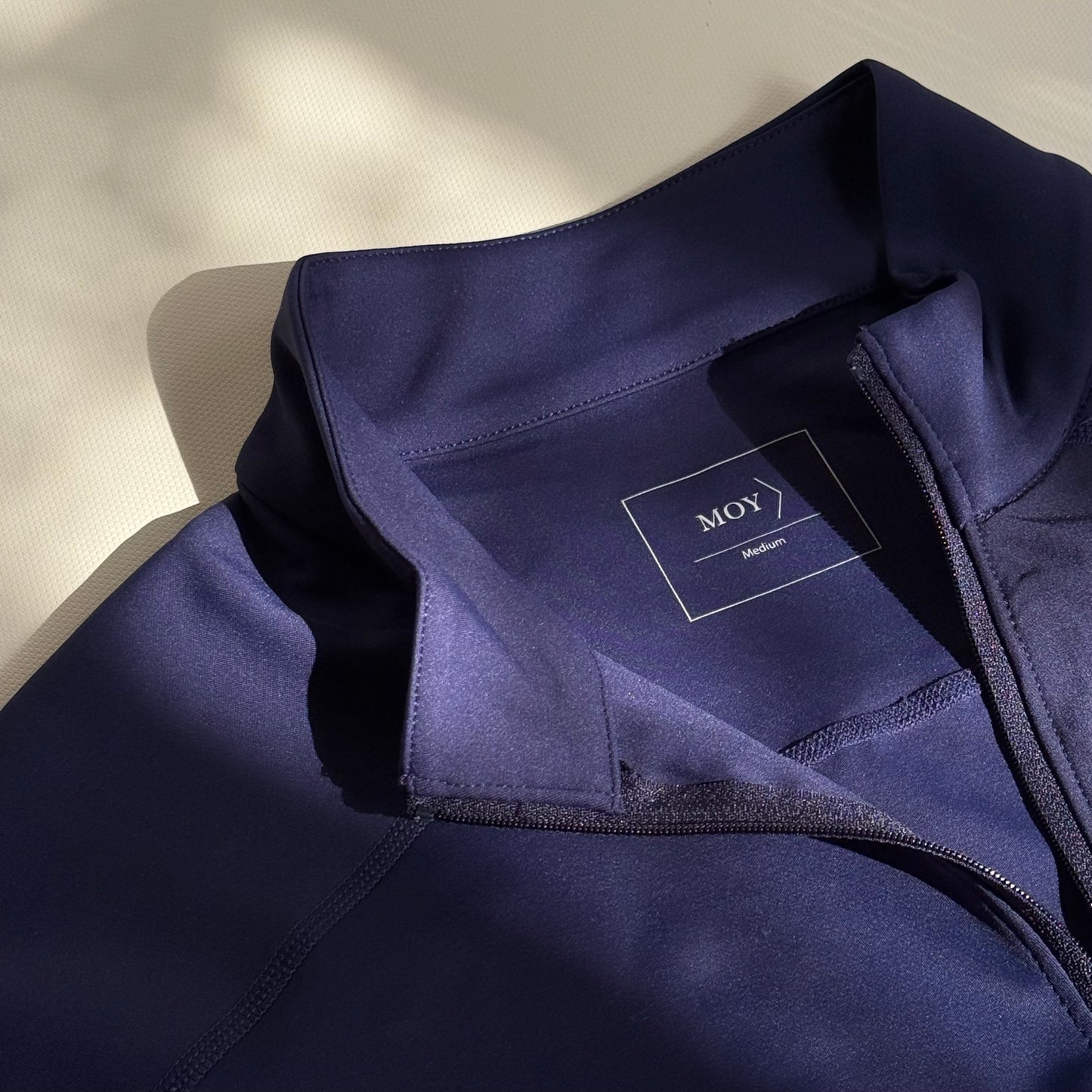 Lightweight Slim Fit Zip Up Shirt