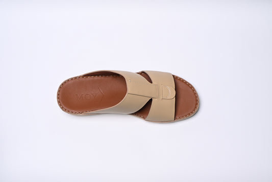 Stitched napa sandals