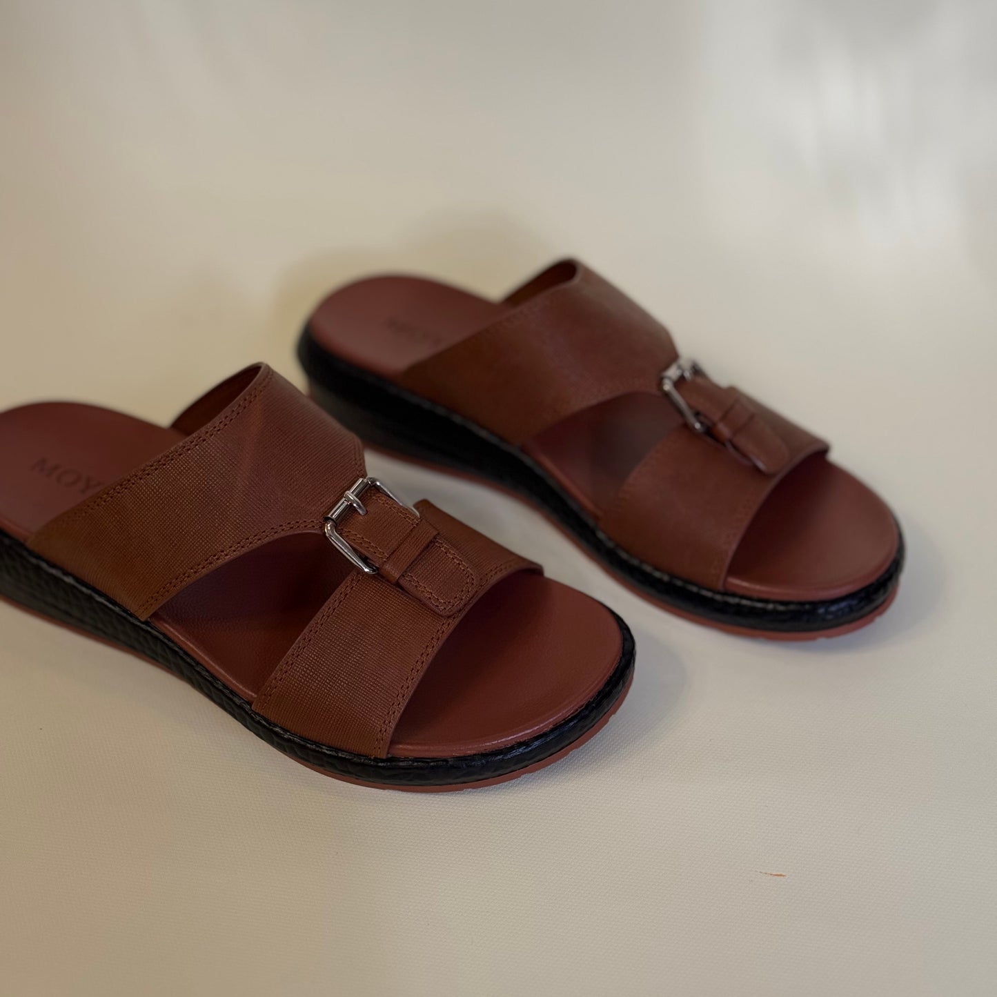 Cloud Brown Denim Sandals