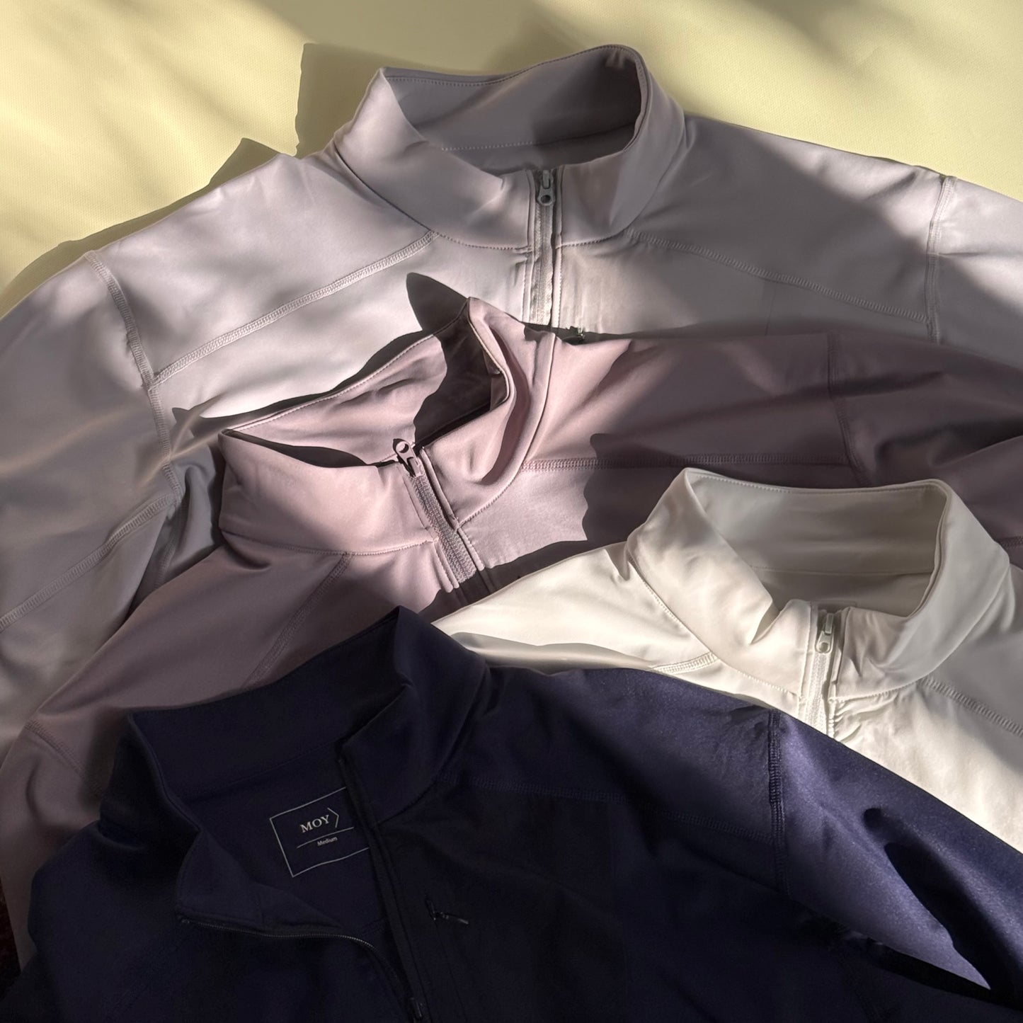 Lightweight Slim Fit Zip Up Shirt