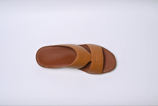 Leather tongue sandals