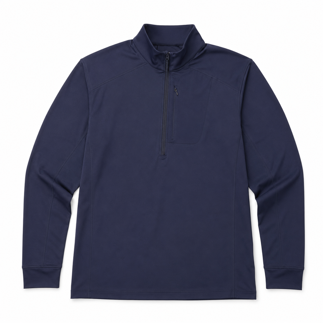 Lightweight Slim Fit Zip Up Shirt