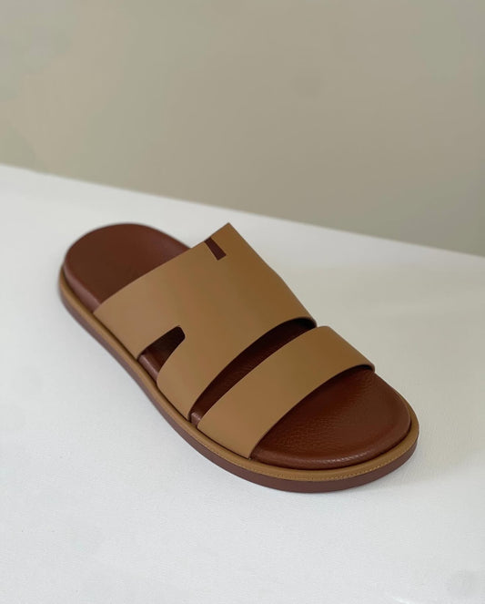 Mustard Leather Sandals