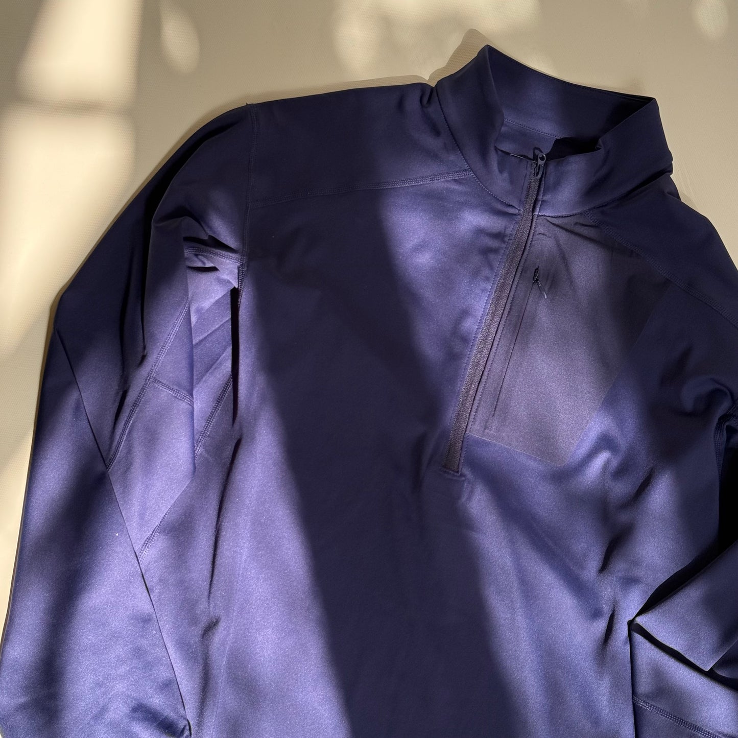 Lightweight Slim Fit Zip Up Shirt