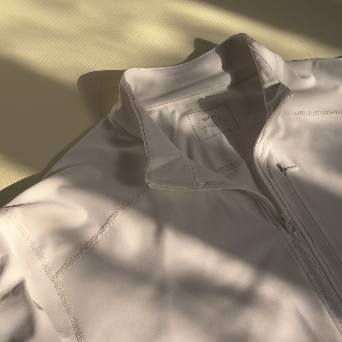 Lightweight Slim Fit Zip Up Shirt