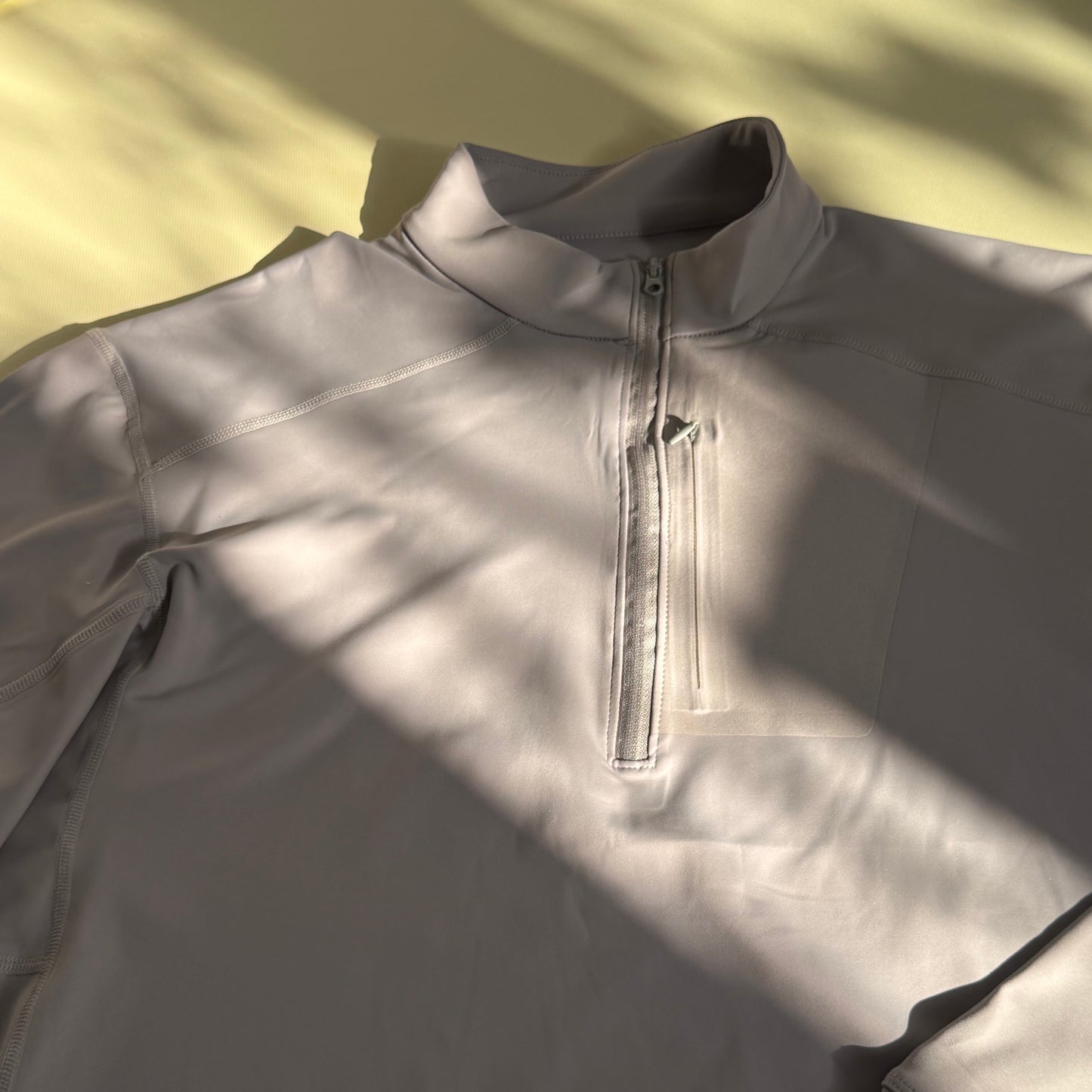 Lightweight Slim Fit Zip Up Shirt