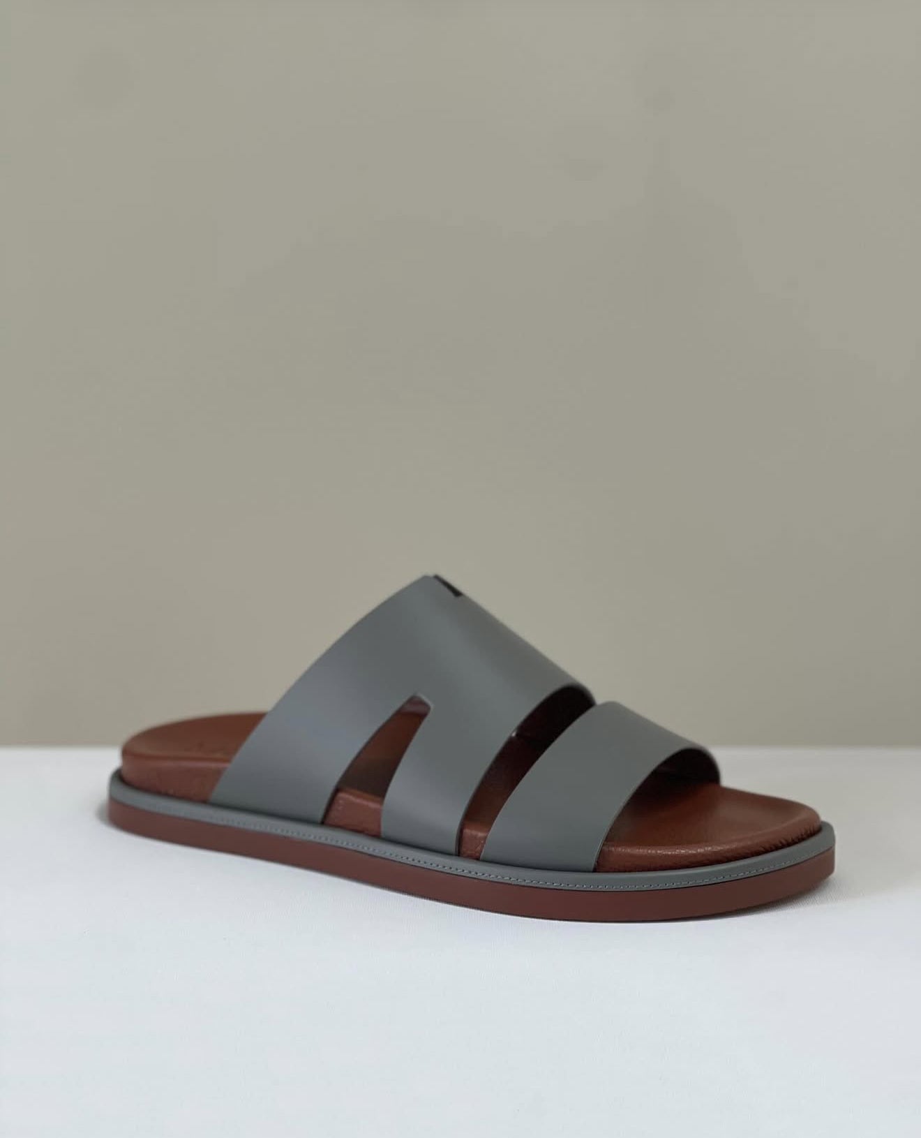 Sky Leather Sandals