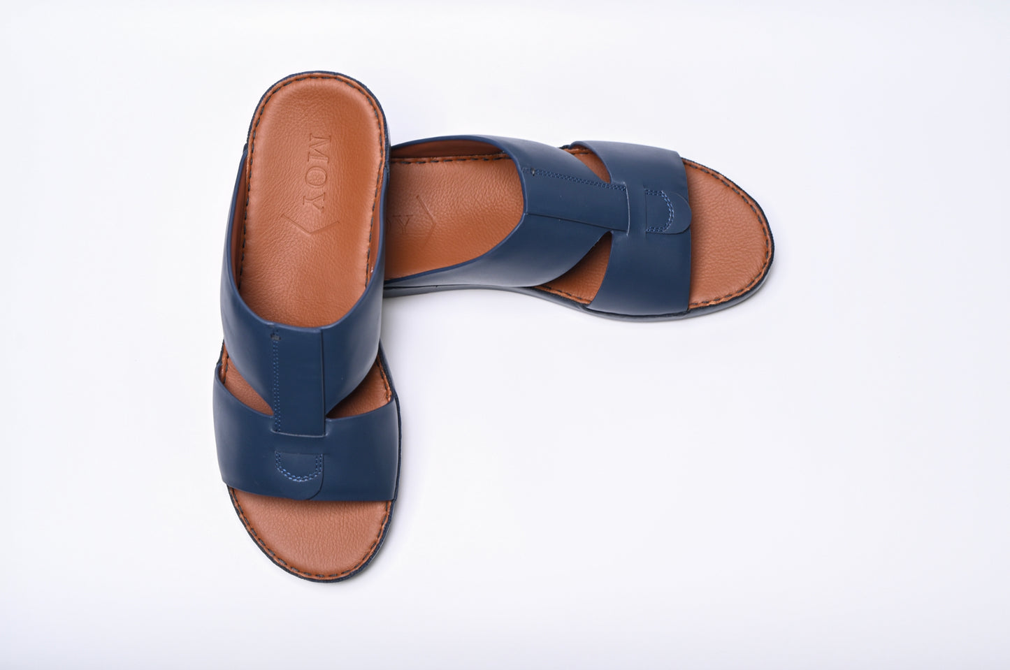 Stitched napa sandals