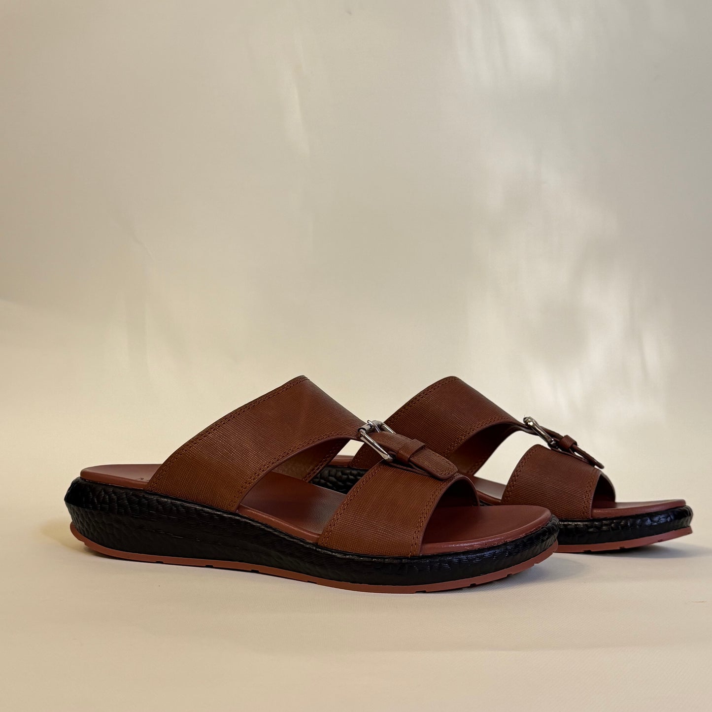 Cloud Brown Denim Sandals