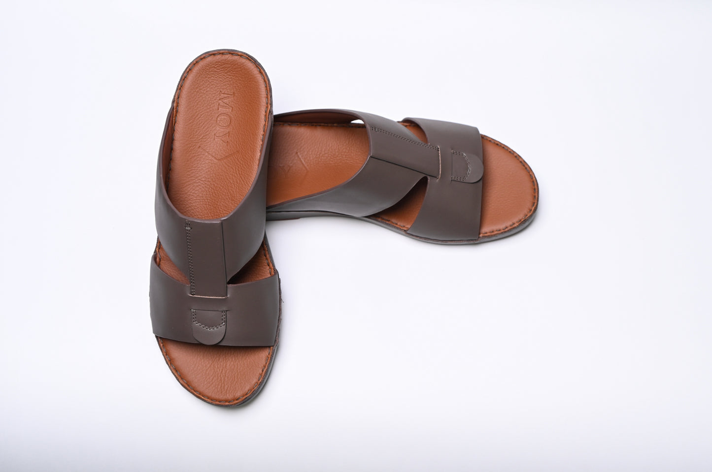 Stitched napa sandals