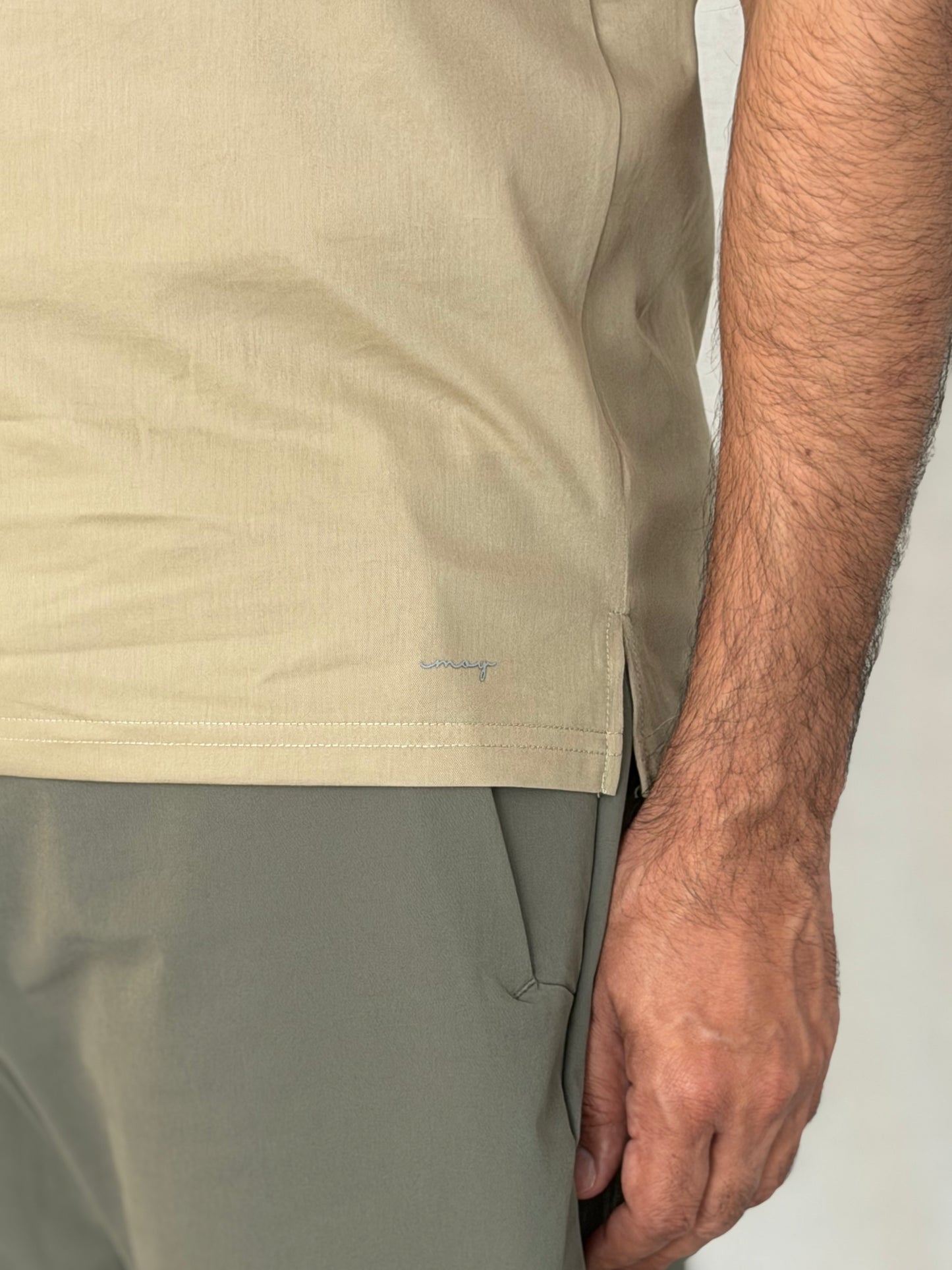 Cool Cotton Khaki T-Shirt