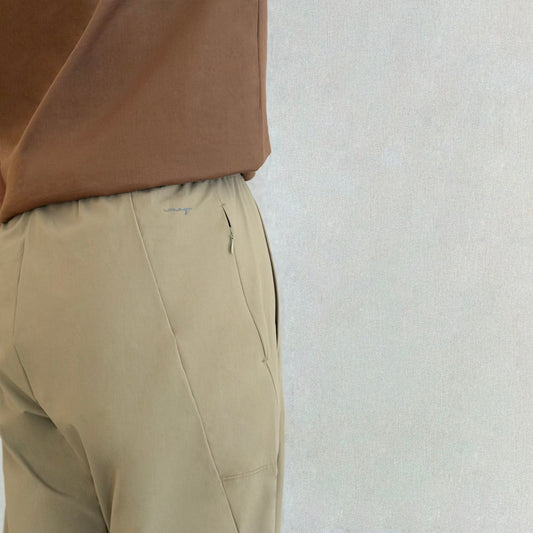 V Line Beige Pants