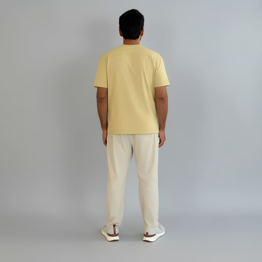 Move Detailed Off White Pants