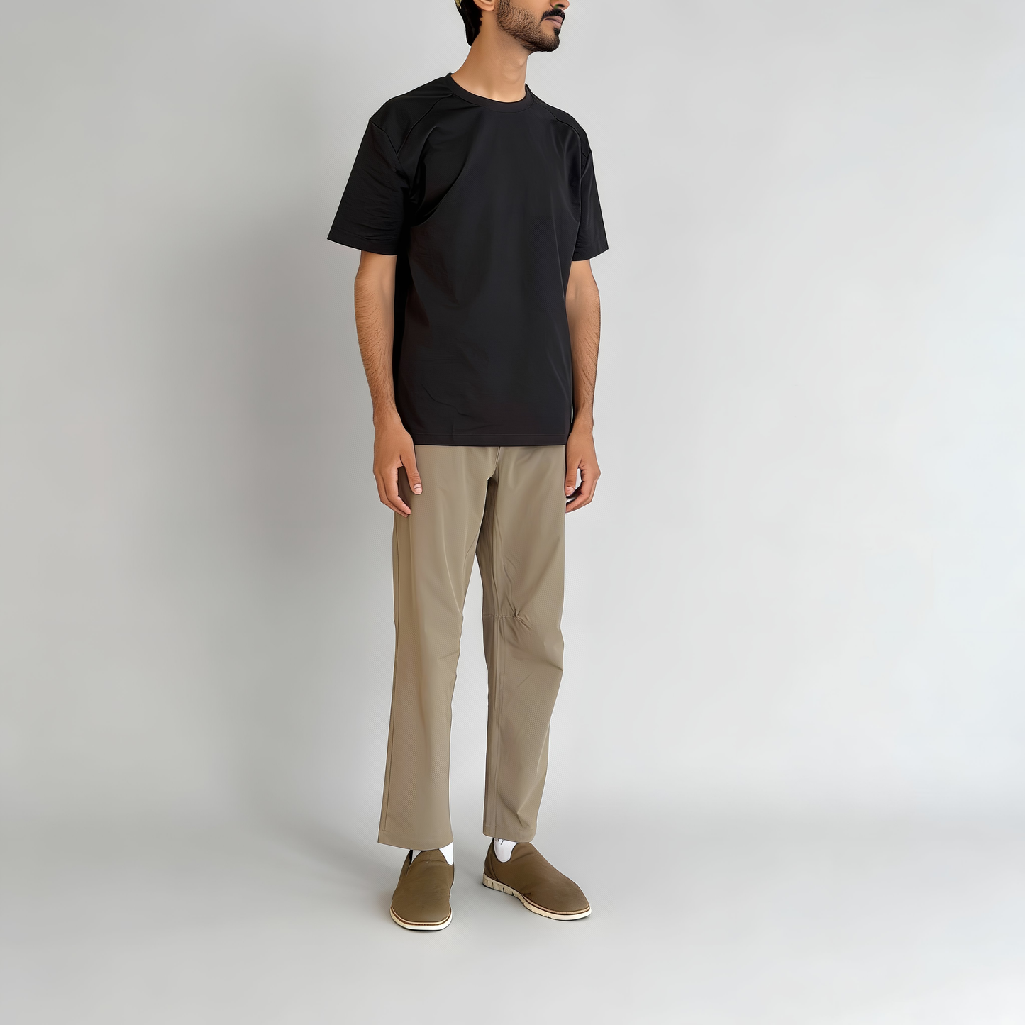 Khaki Move Detailed Pants